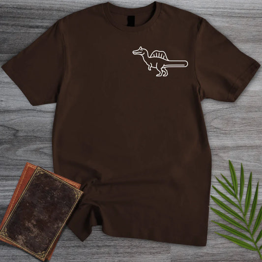 T-Shirt Dark Chocolate / S Quiet Line Spinosaurus T-Shirt