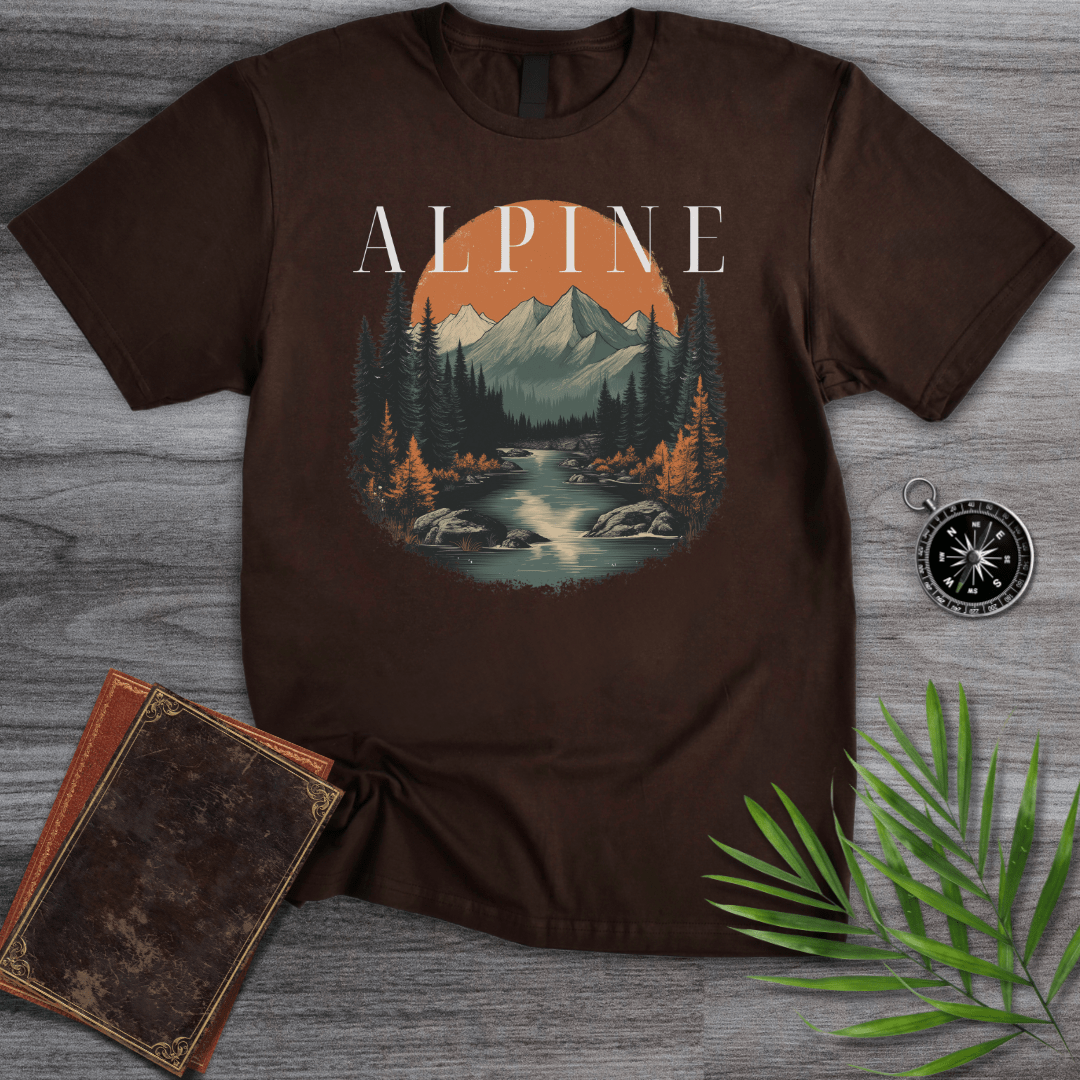 T-Shirt Dark Chocolate / S Rustic Alpine Haven T-Shirt
