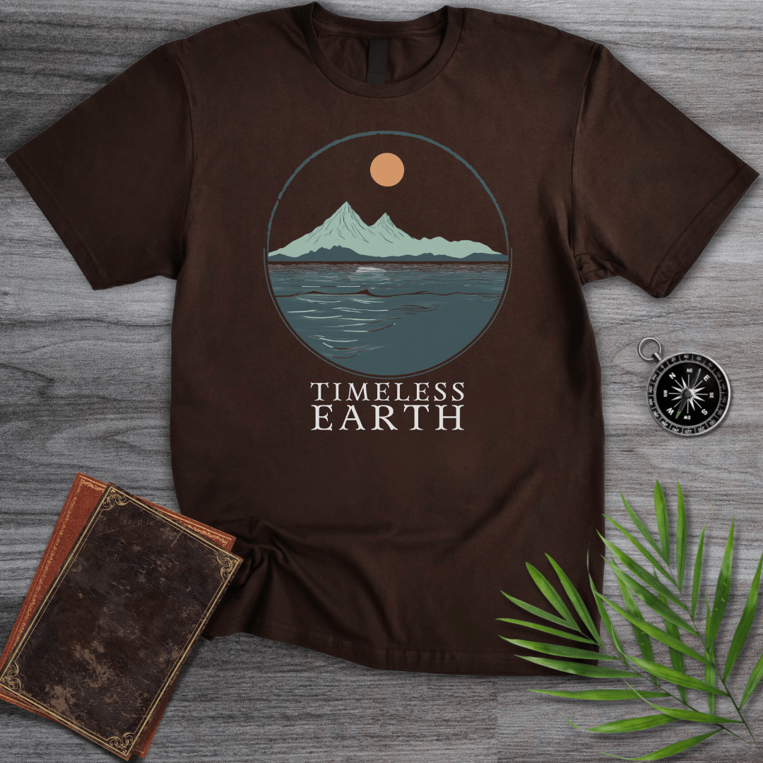 T-Shirt Dark Chocolate / S Timeless Earth Ocean & Mountain T-Shirt