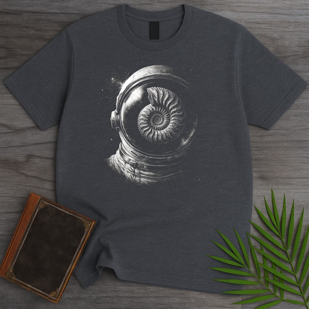 T-Shirt Dark Heather / S Ammonite to Astronaut T-Shirt