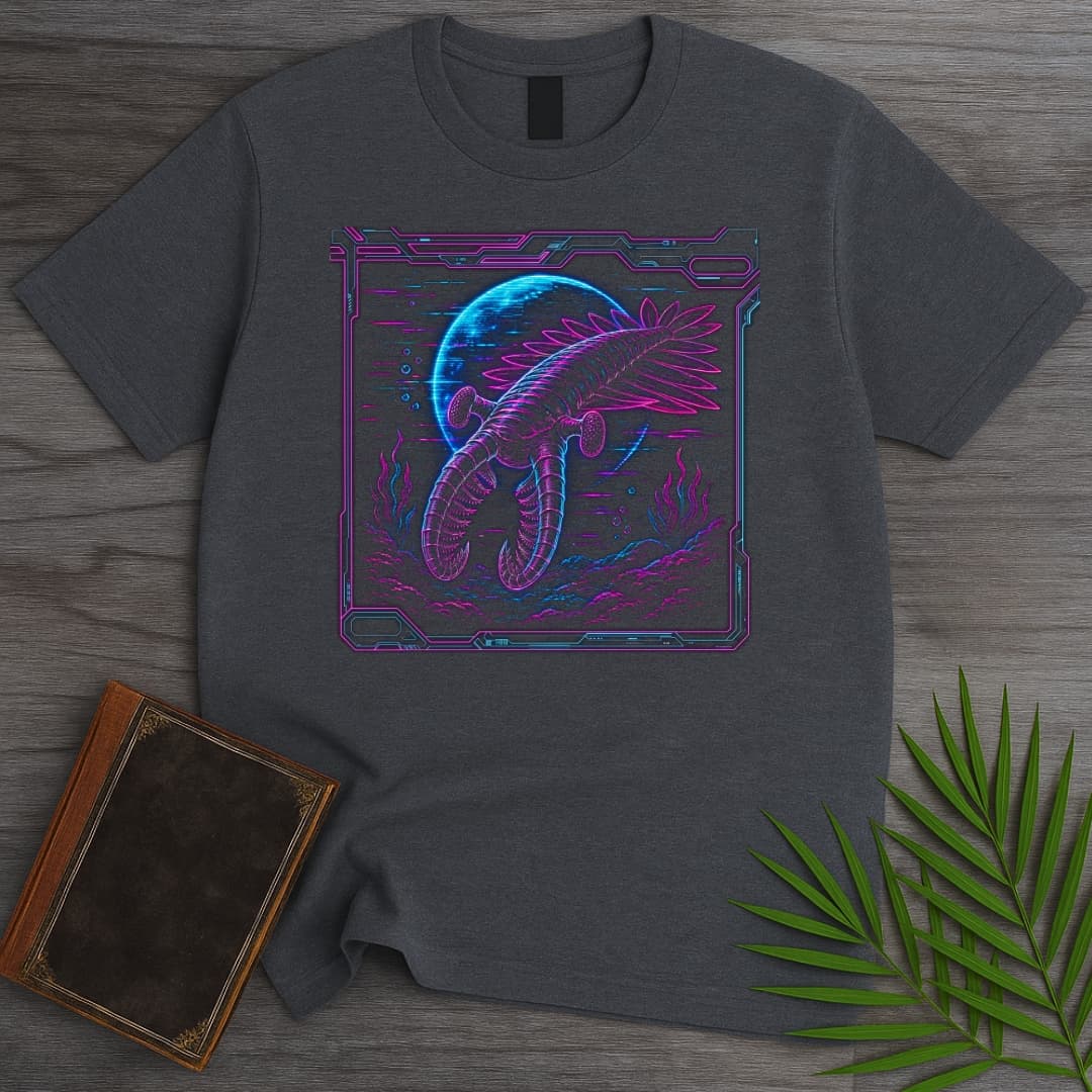 T-Shirt Dark Heather / S Anamolcalris Cyber Time T-Shirt