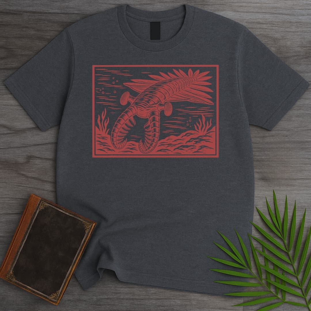 T-Shirt Dark Heather / S Anamolcalris Strange Shrimp T-Shirt