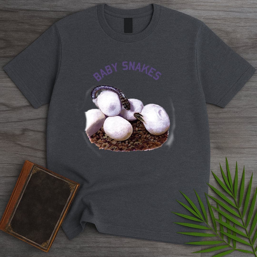 T-Shirt Dark Heather / S Baby Snakes T-Shirt (Doobie)