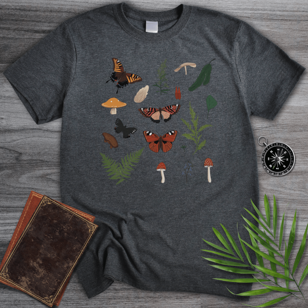 T-Shirt Dark Heather / S Biodiversity Forest Elements T-Shirt