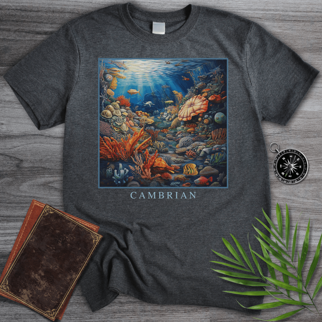 T-Shirt Dark Heather / S Cambrian Marine Ecosystem T-Shirt