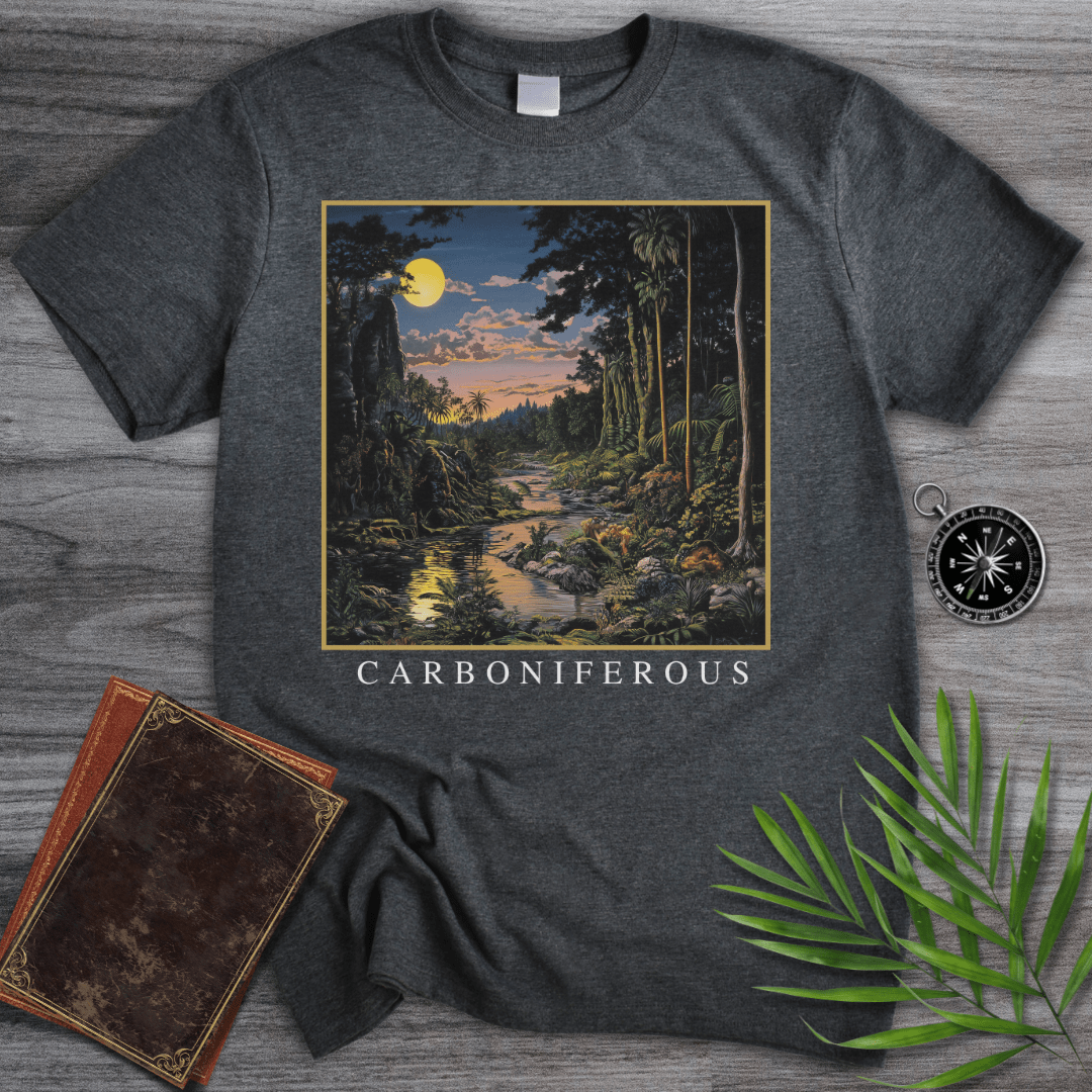 T-Shirt Dark Heather / S Carboniferous Landscape Graphic T-Shirt