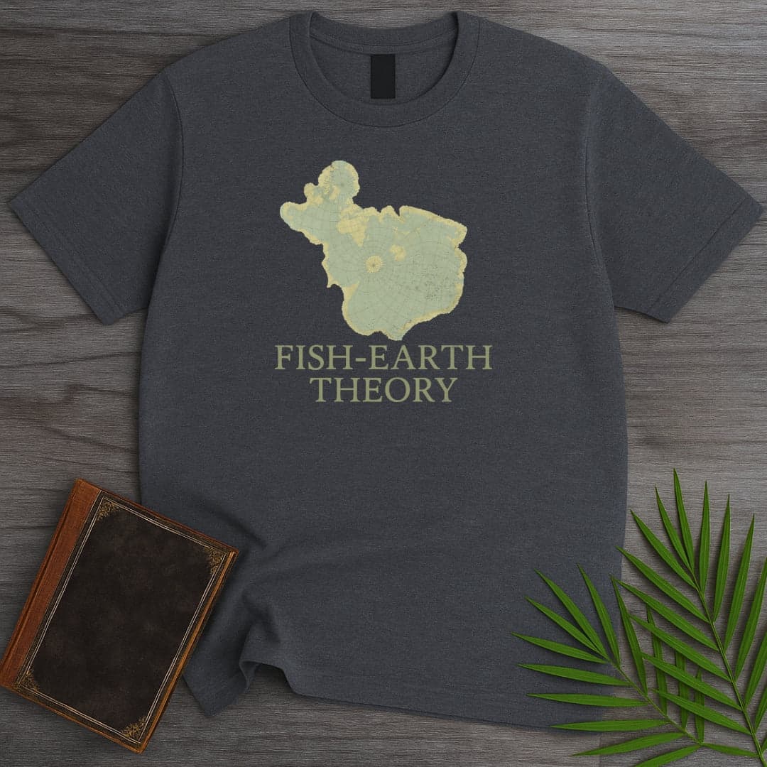 T-Shirt Dark Heather / S Fish-Earth Theory T-Shirt