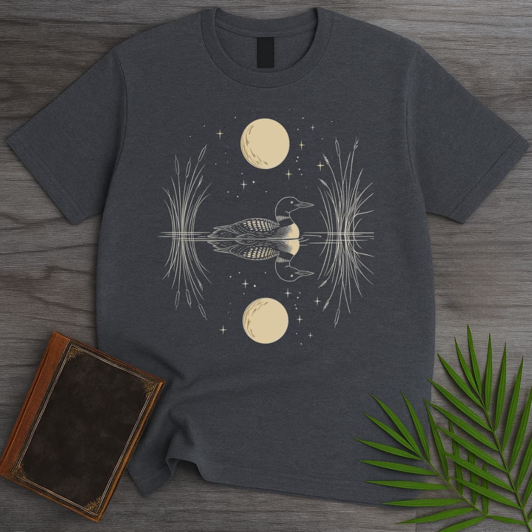 T-Shirt Dark Heather / S Lunar Glass Loon T-Shirt