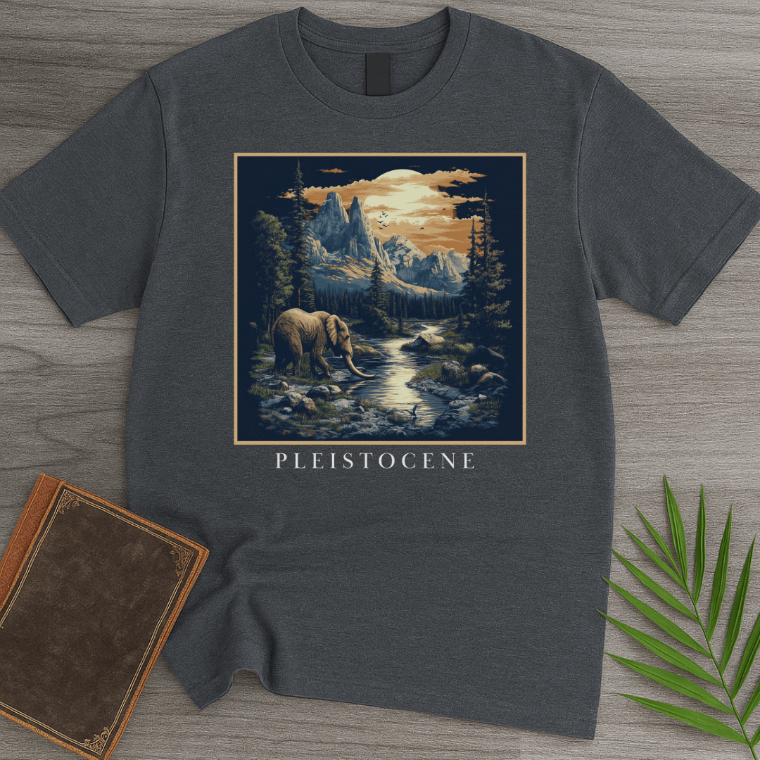 T-Shirt Dark Heather / S Pleistocene Archaic Elephant Valley T-Shirt