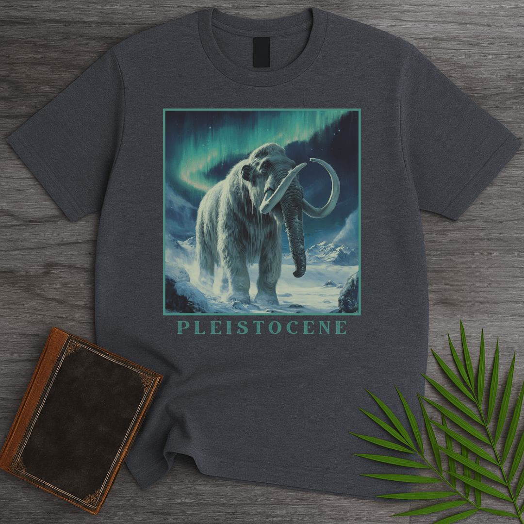 T-Shirt Dark Heather / S Pleistocene Megafauna Ice Age T-Shirt