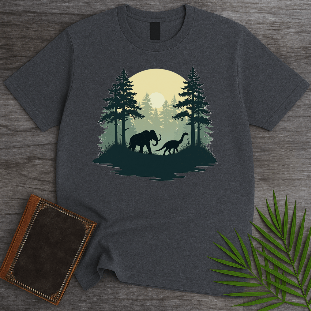 T-Shirt Dark Heather / S Prehistoric Forest environment B.C.E. T-Shirt