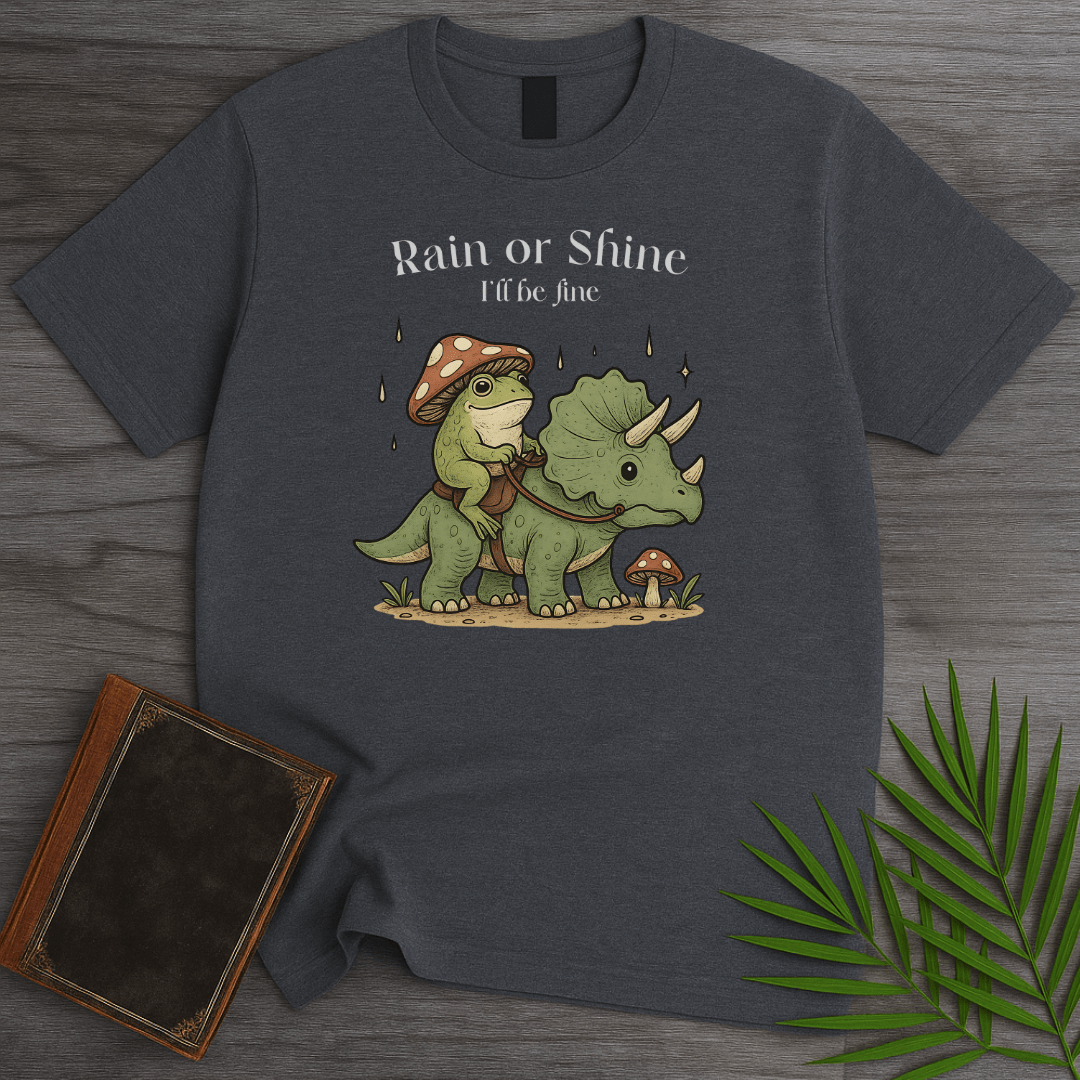 T-Shirt Dark Heather / S Rain or Shine I'll be fine T-Shirt
