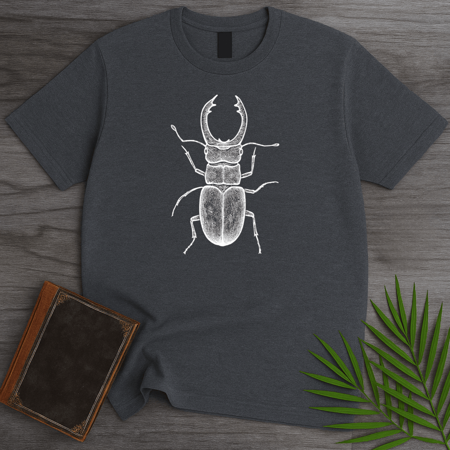 T-Shirt Dark Heather / S Scientific Vintage Beetle T-Shirt