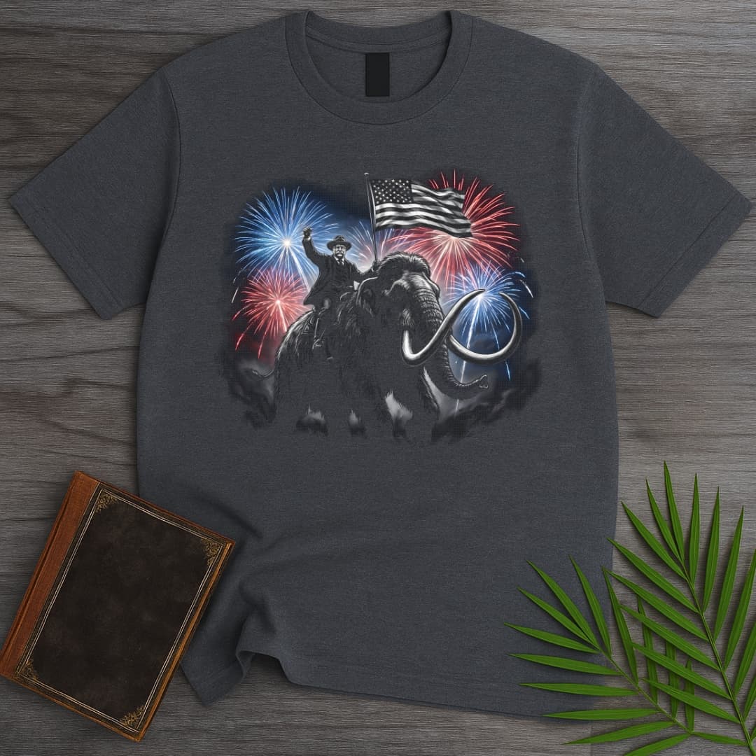 T-Shirt Dark Heather / S Theodore Roosevelt 250th Celebration T-Shirt
