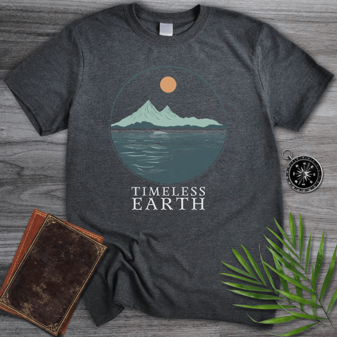 T-Shirt Dark Heather / S Timeless Earth Ocean & Mountain T-Shirt