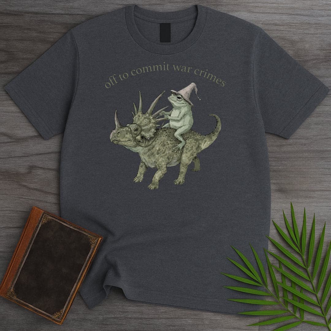 T-Shirt Dark Heather / S War Criminal Frog T-Shirt