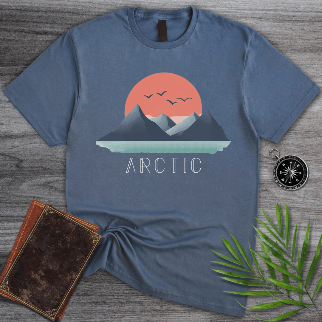 T-Shirt Heather Indigo / S Arctic Ocean & Landforms T-Shirt