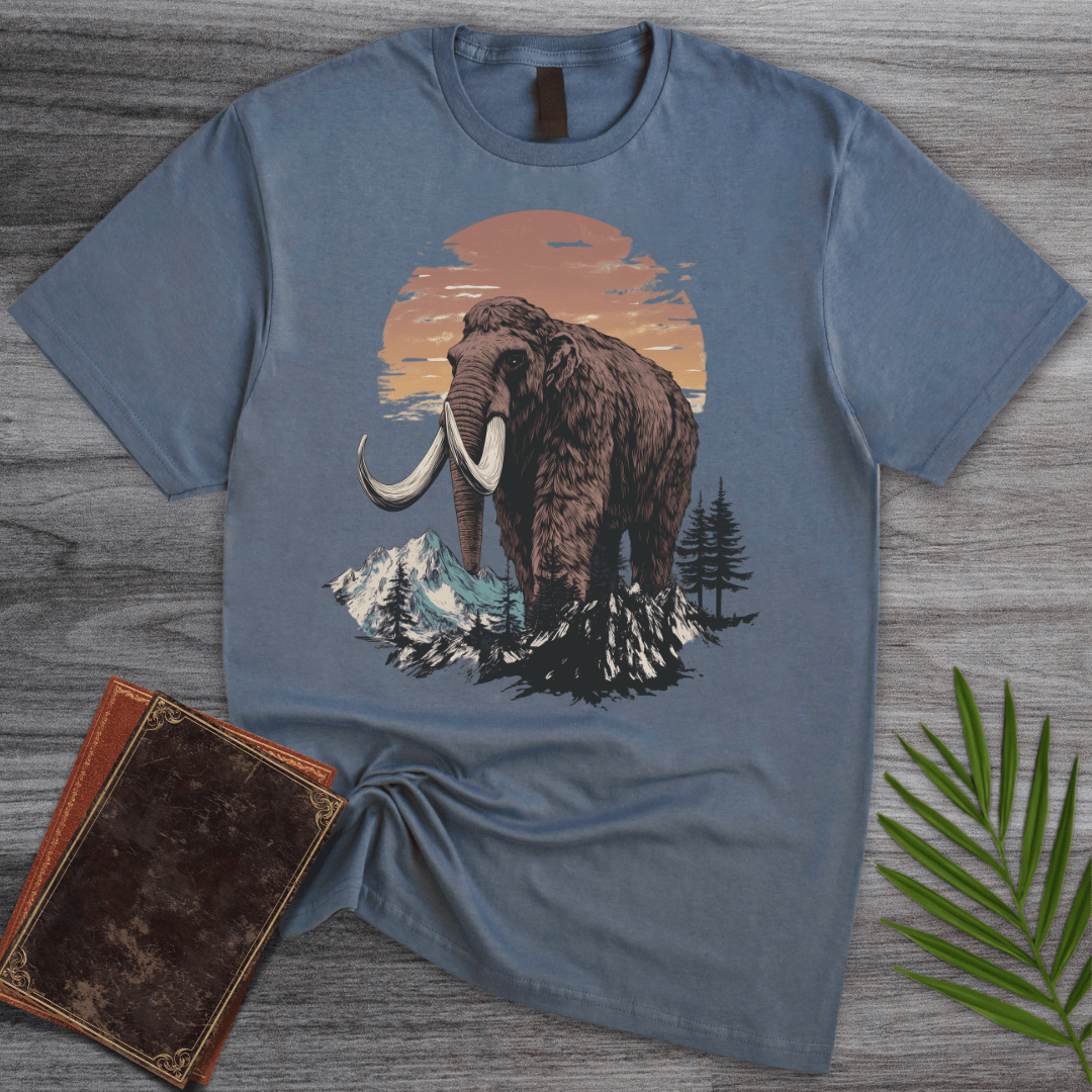 T-Shirt Heather Indigo / S Ice Age Woolly Mammoth T-Shirt