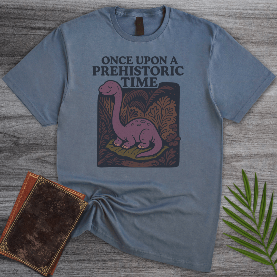 T-Shirt Heather Indigo / S Once Upon a Prehistoric Time T-Shirt