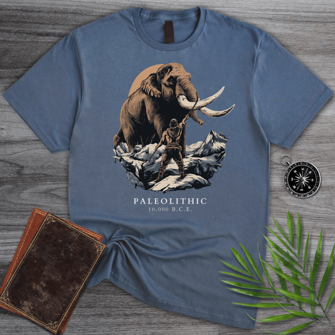 T-Shirt Heather Indigo / S Paleolithic Mammoth BCE T-Shirt