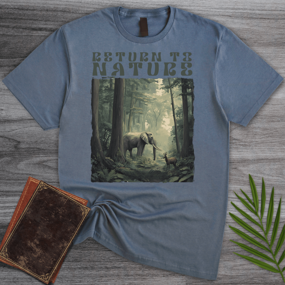 T-Shirt Heather Indigo / S Return to Nature T-Shirt