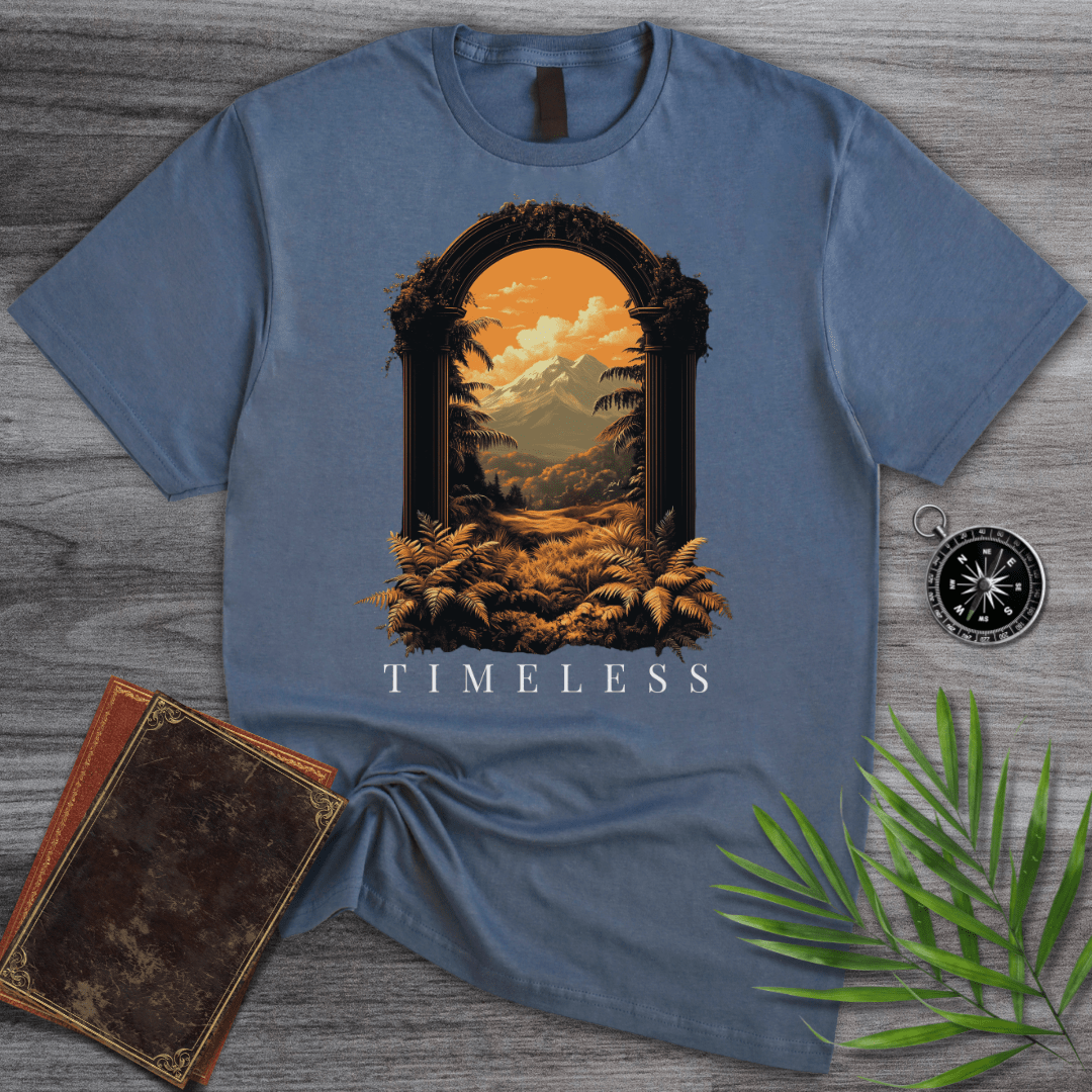 T-Shirt Heather Indigo / S Timeless Framed Mountain T-Shirt
