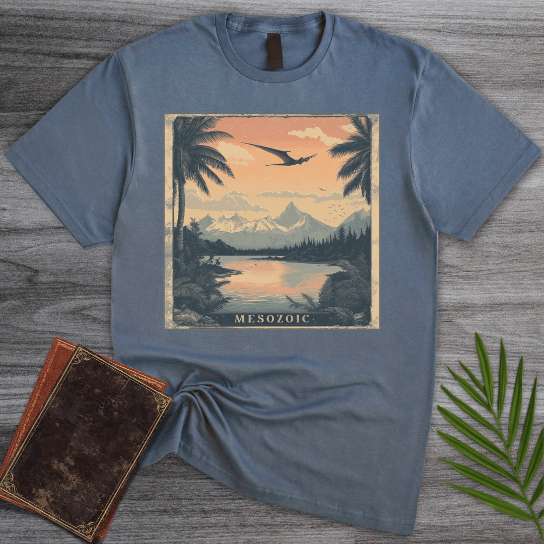 T-Shirt Heather Indigo / S Twilight of the Mesozoic T-Shirt