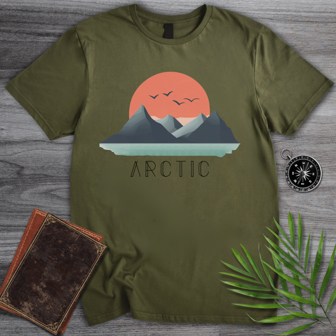 T-Shirt Military Green / S Arctic Ocean & Landforms T-Shirt