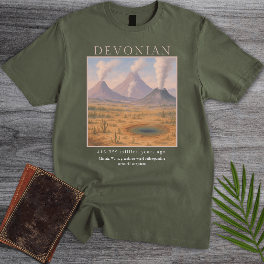 T-Shirt Military Green / S Devonian Terrestrial Ecosystem T-Shirt