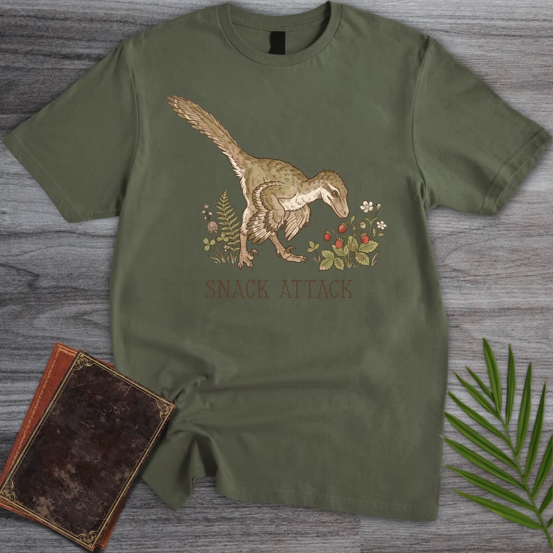 T-Shirt Military Green / S Foraging Raptor T-Shirt