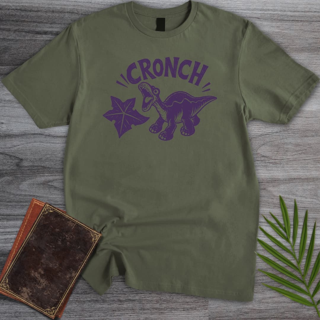 T-Shirt Military Green / S Hungry Hungry Dino T-Shirt