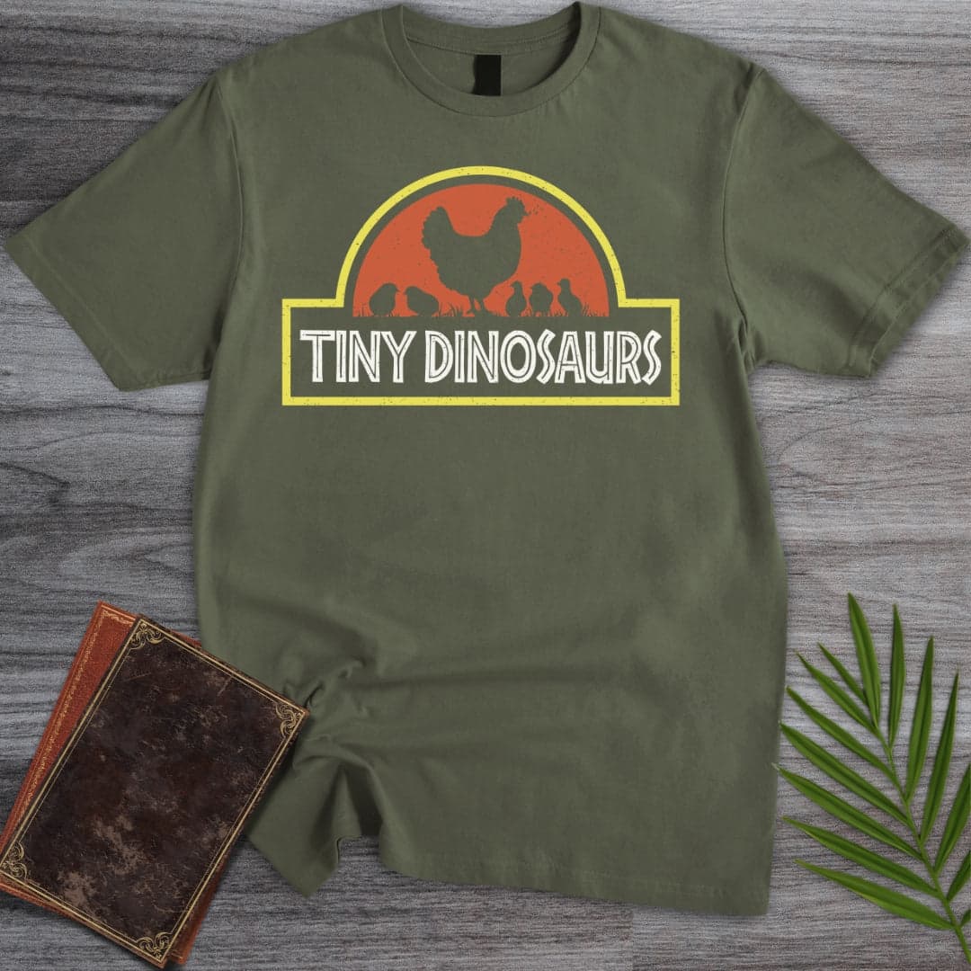 T-Shirt Military Green / S I raise Tiny Dinosaurs T-Shirt