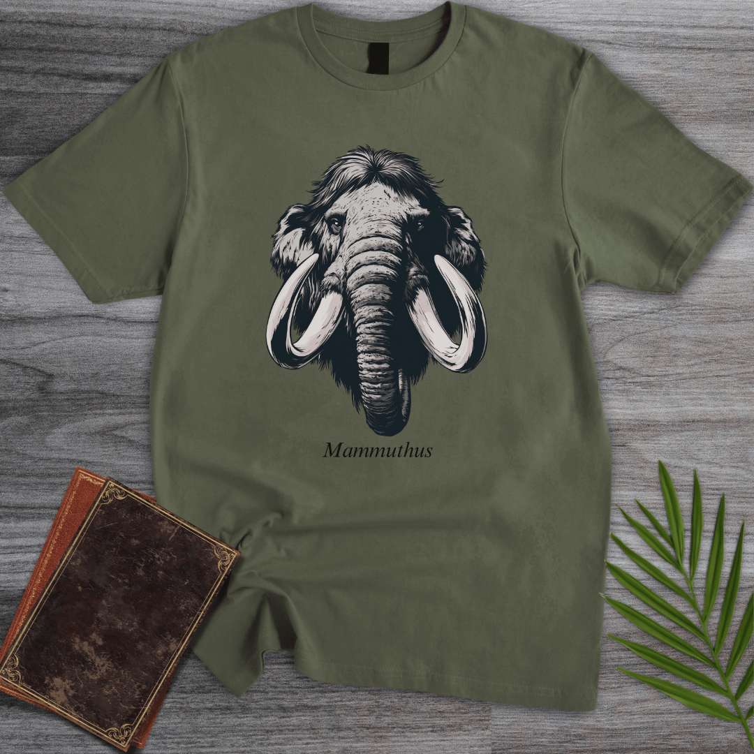 T-Shirt Military Green / S Mammuthus: Pleistocene Mammoth T-Shirt