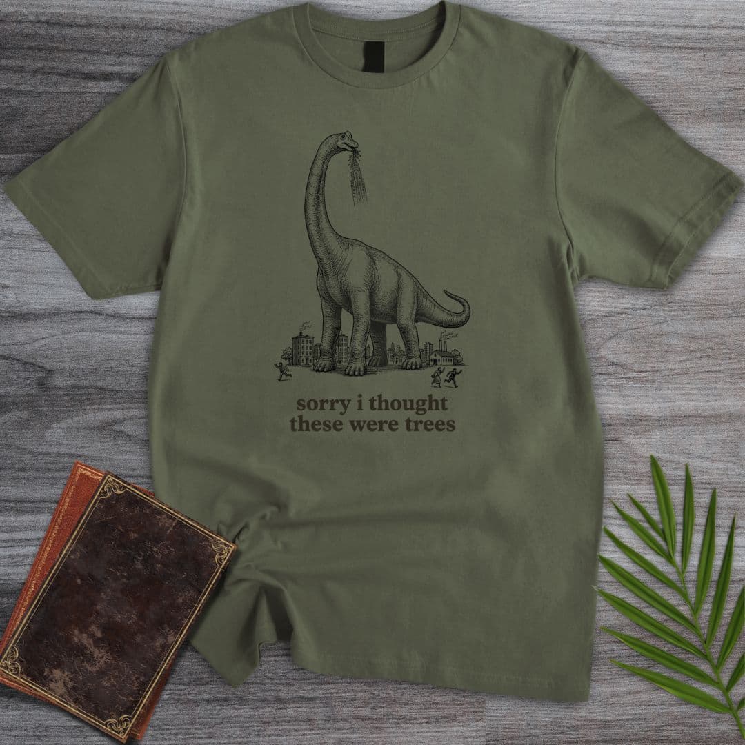 T-Shirt Military Green / S Modern Dinosaur Problems T-Shirt