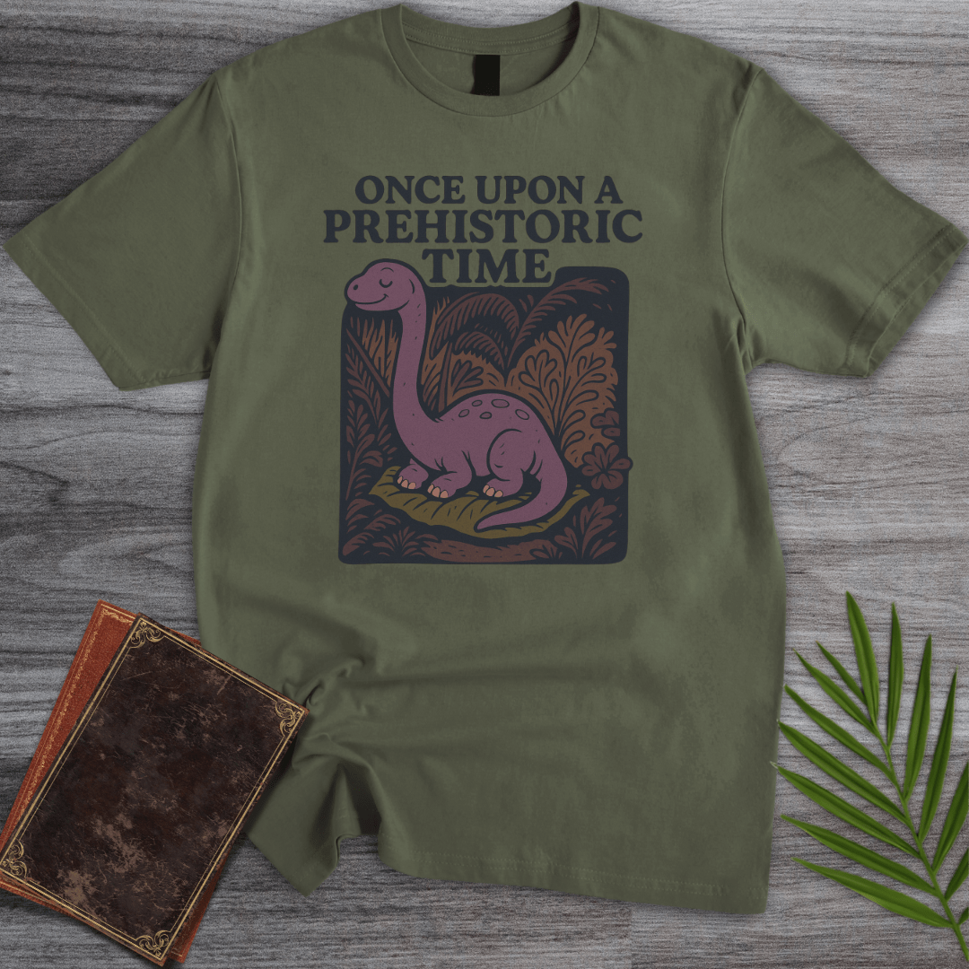 T-Shirt Military Green / S Once Upon a Prehistoric Time T-Shirt