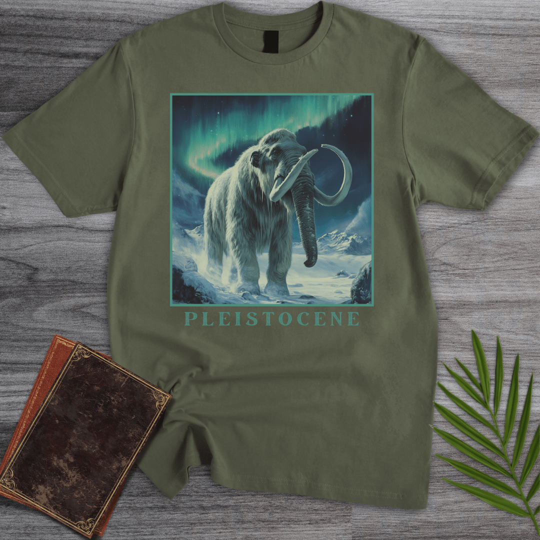 T-Shirt Military Green / S Pleistocene Megafauna Ice Age T-Shirt