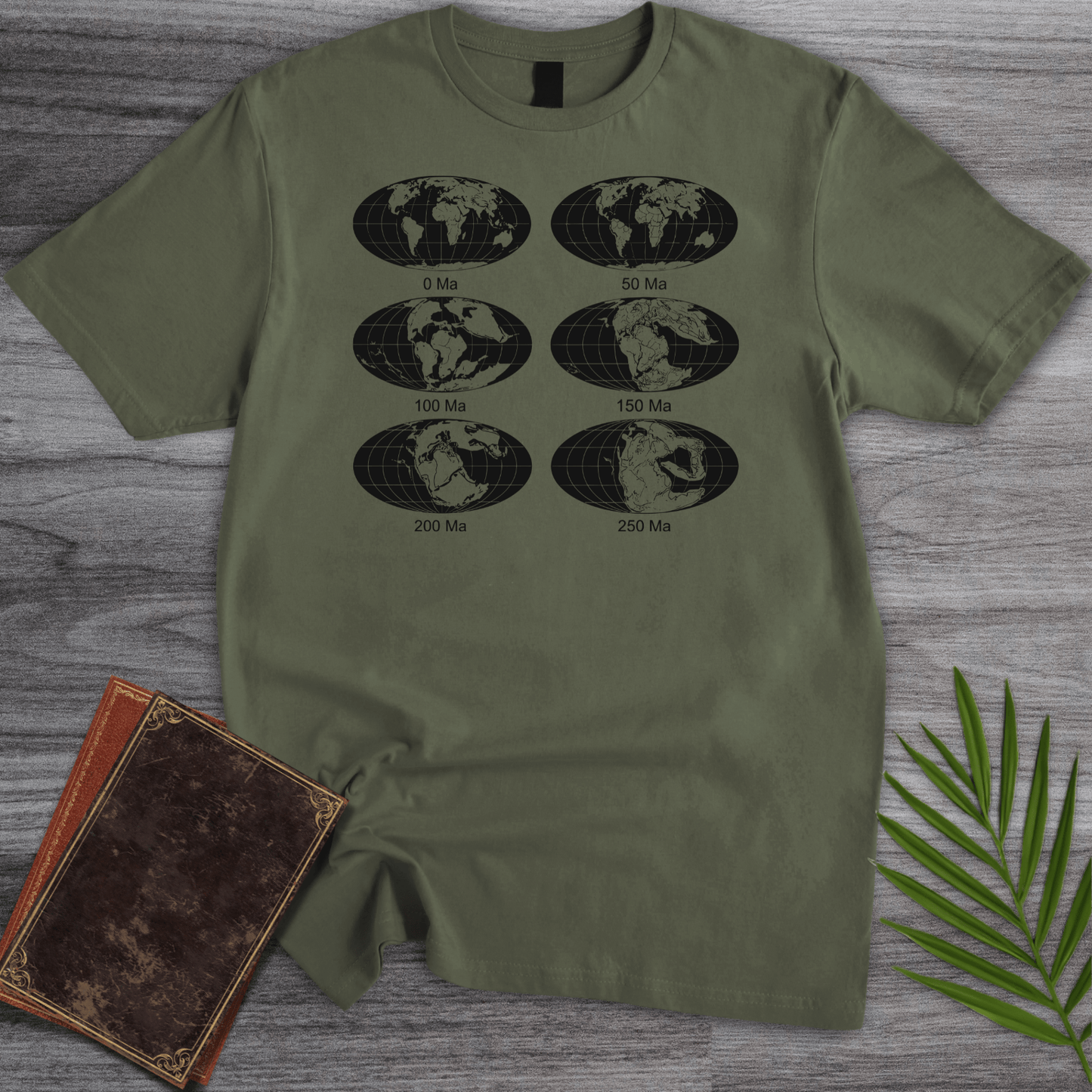 T-Shirt Military Green / S Stages of Earth T-Shirt