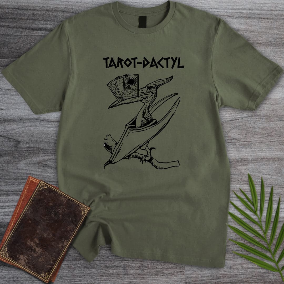 T-Shirt Military Green / S Tarot-Dactyl T-Shirt (Doobie)