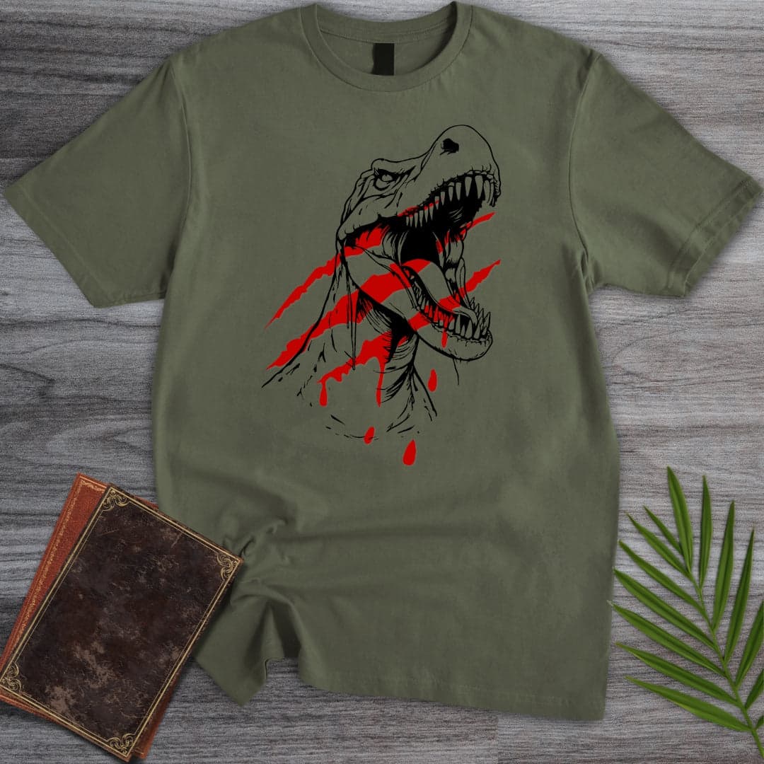 T-Shirt Military Green / S Theropod Crimson Claw T-Shirt (Alex 埃里克斯)