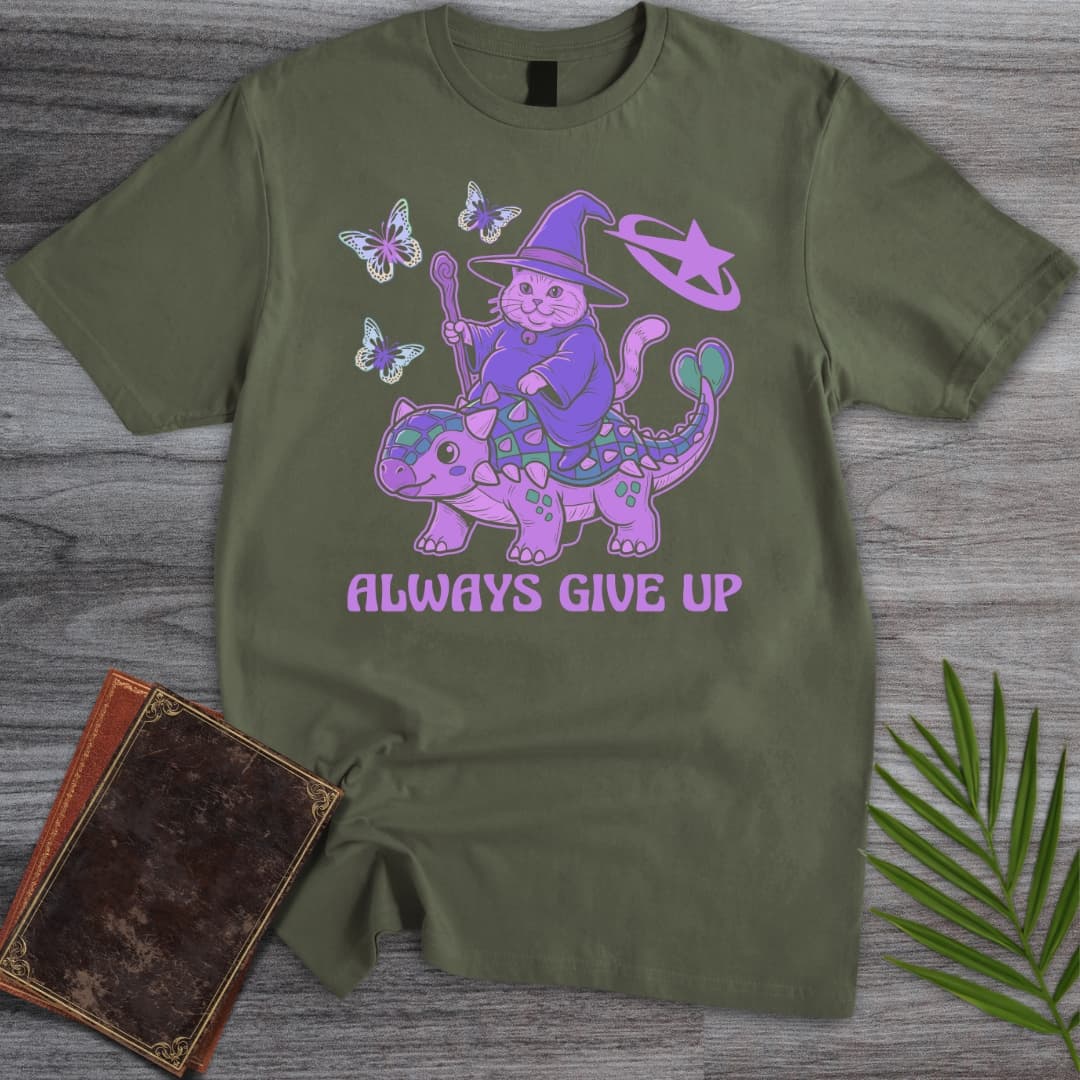 T-Shirt Military Green / S Wise Wizard Words T-Shirt