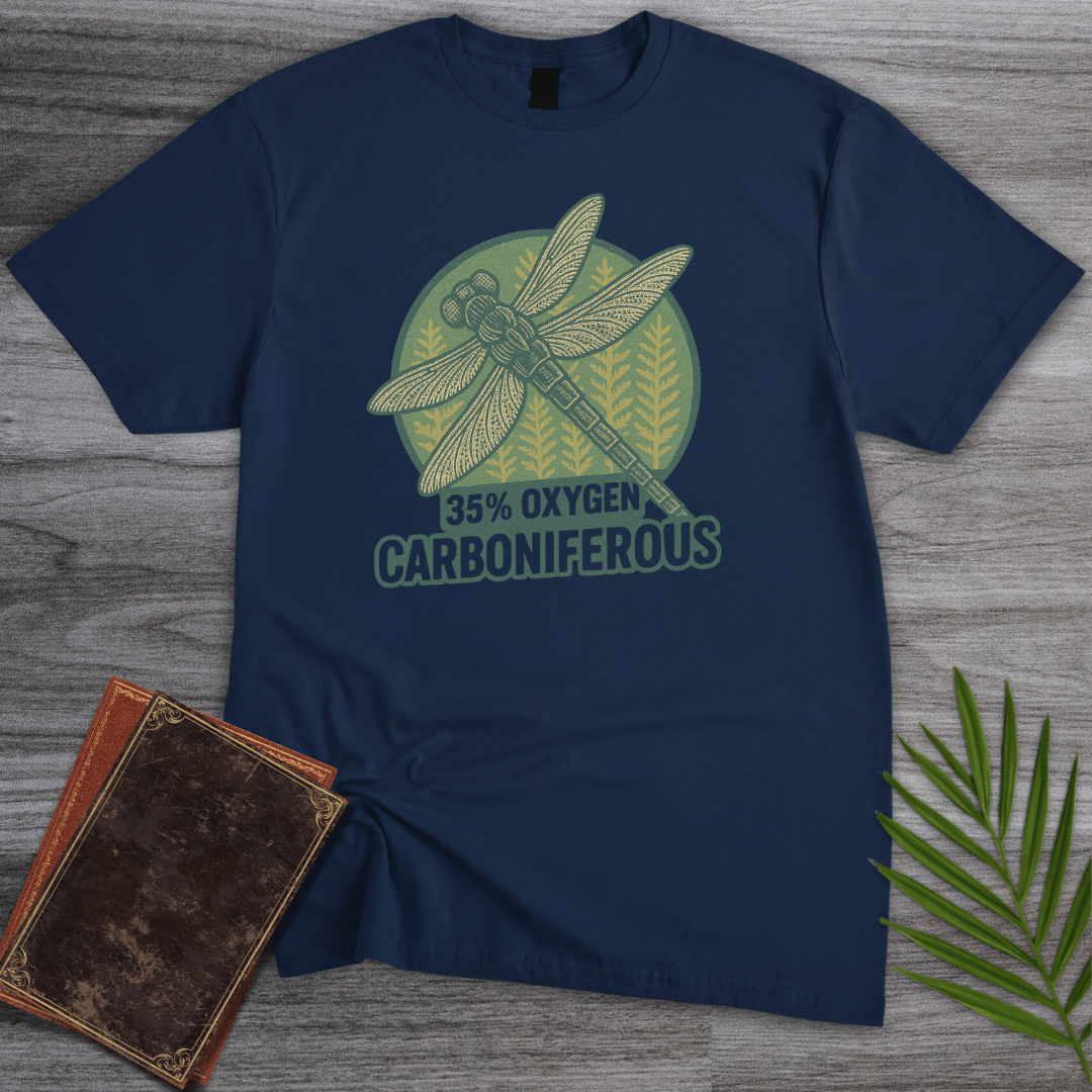 T-Shirt Navy / S 35% Oxygen: Carboniferous T-Shirt