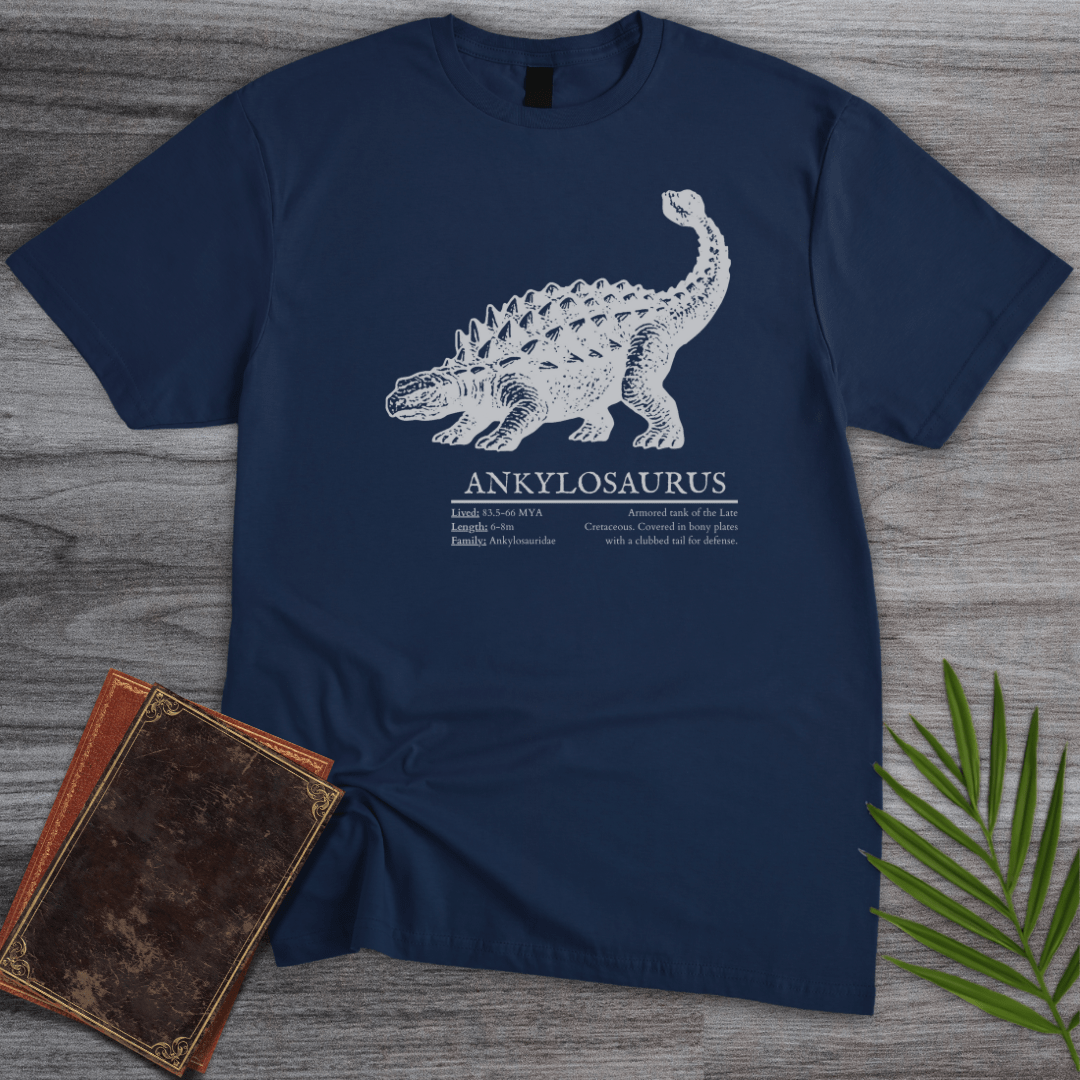T-Shirt Navy / S Ankylosaurus Armored Earth Beast T-Shirt