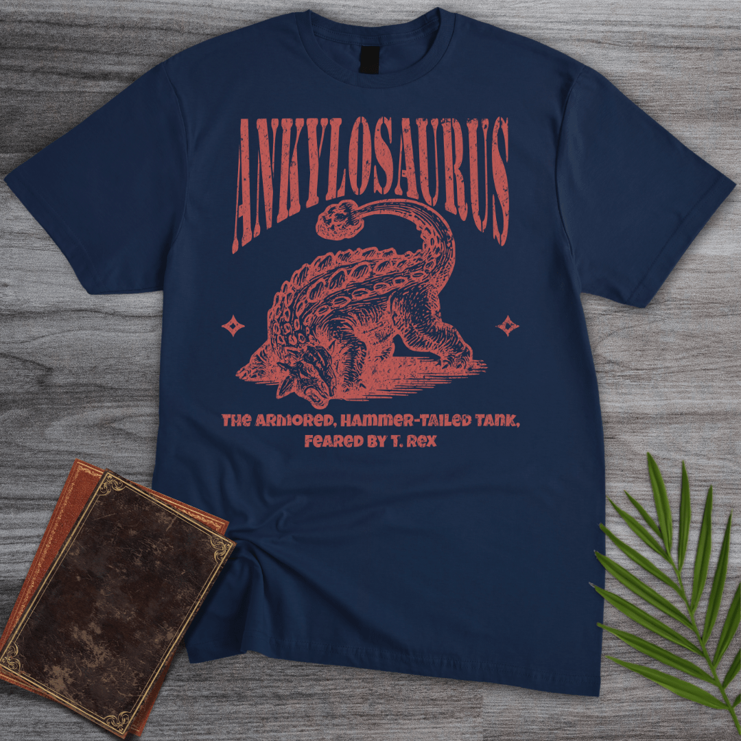 T-Shirt Navy / S Ankylosaurus Hammer-Tailed Tank T-Shirt