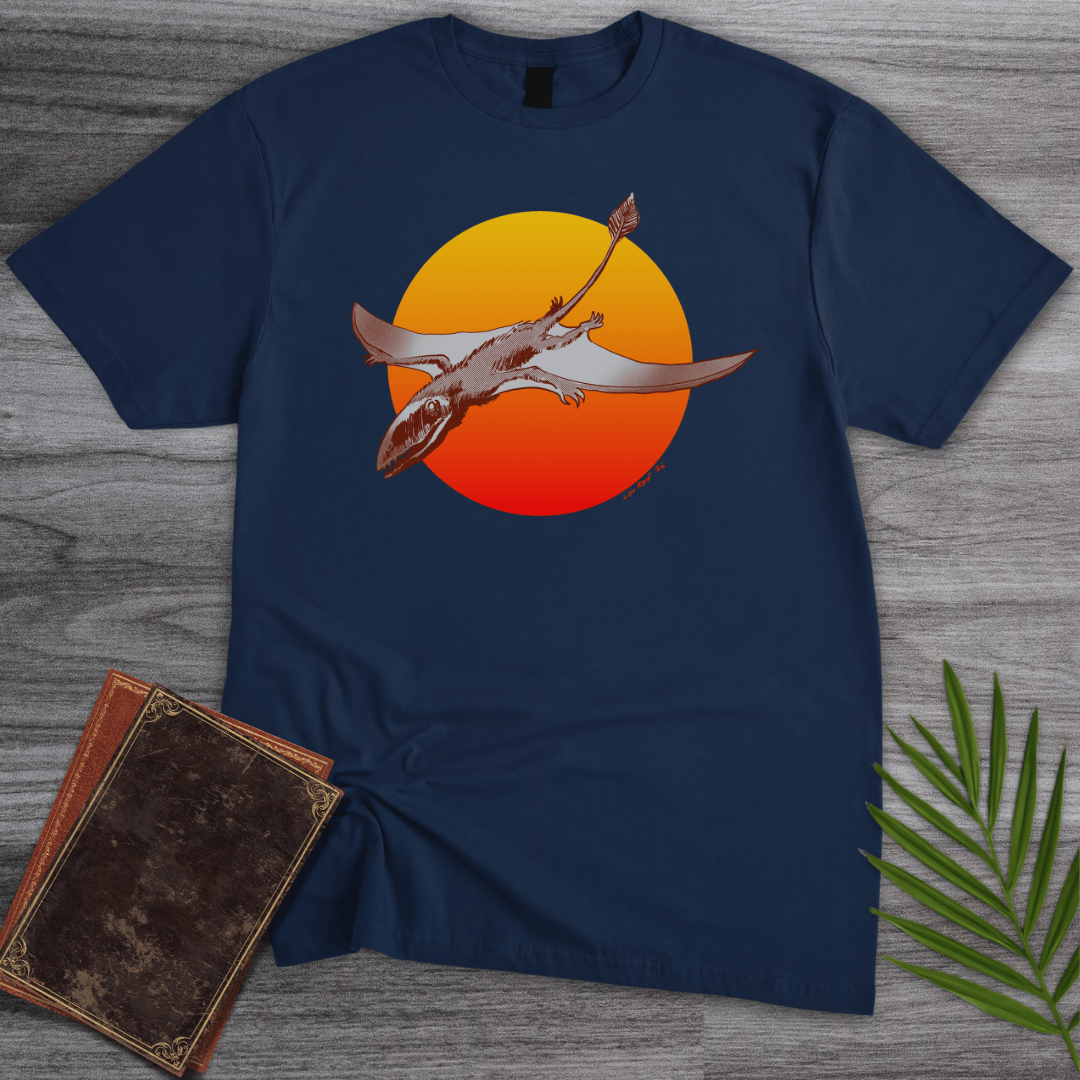 T-Shirt Navy / S Dimorphodon Two-Form Tooth T-Shirt (ldn_rdnt_art)