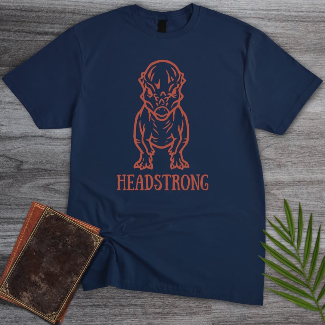 T-Shirt Navy / S Headstrong Pachycephalosaurus T-Shirt