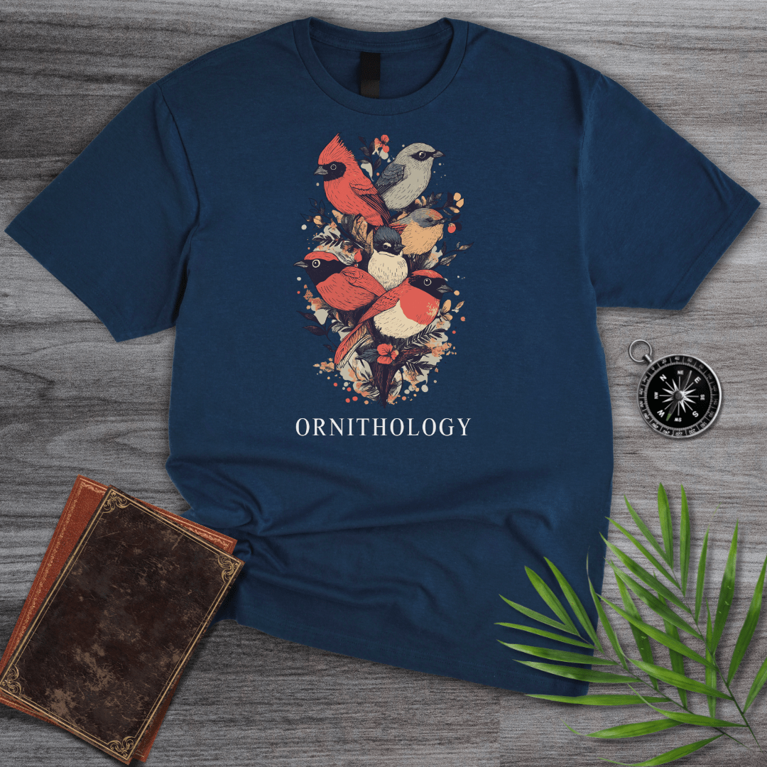 T-Shirt Navy / S Ornithology, Study of Birds T-Shirt