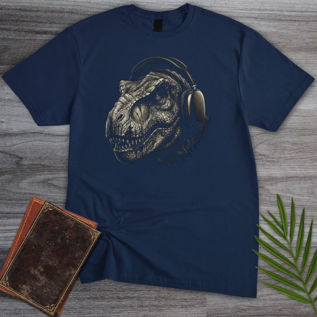 T-Shirt Navy / S Overstimulated Series: Tyrannosaurus T-Shirt