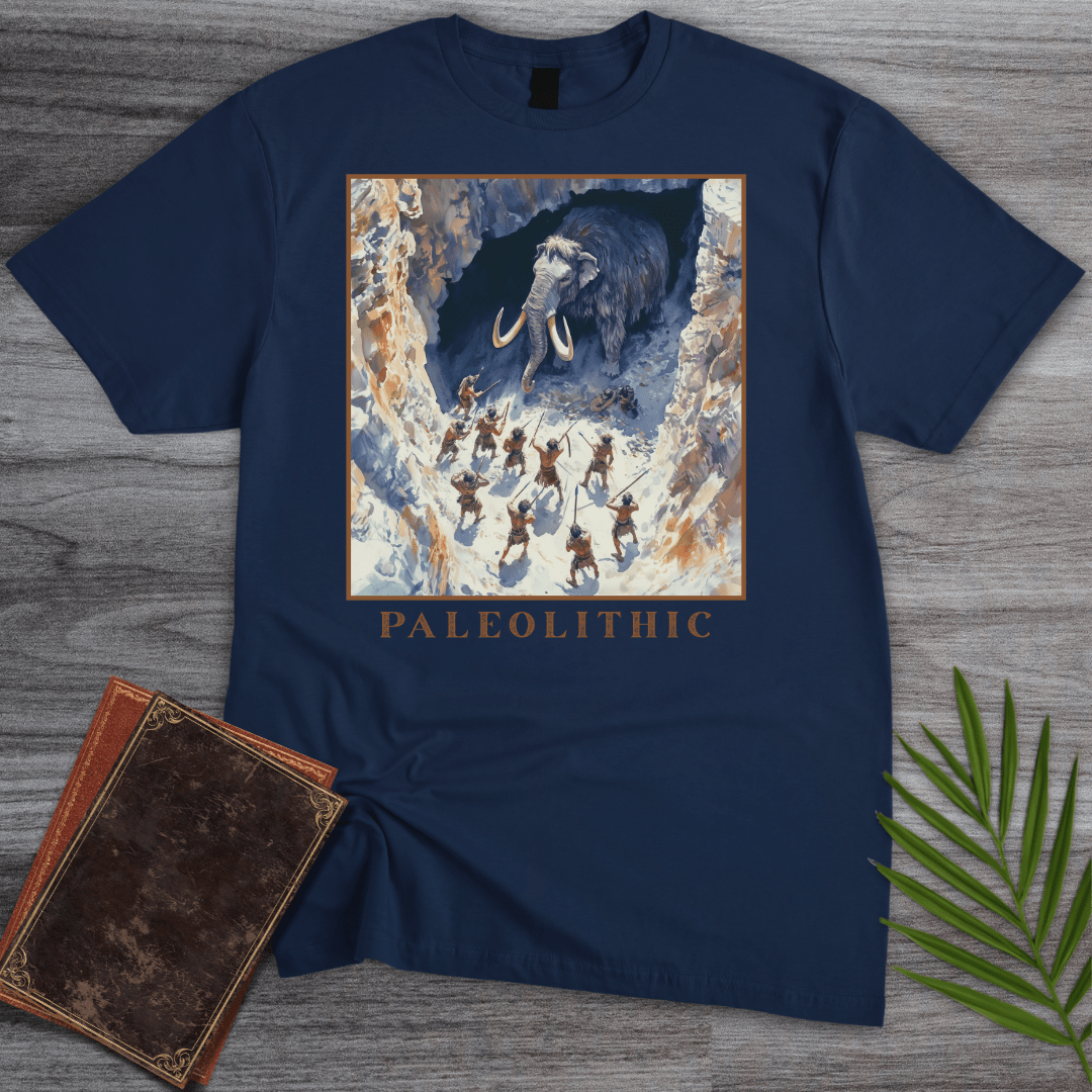 T-Shirt Navy / S Paleolithic Cave Hunting T-Shirt