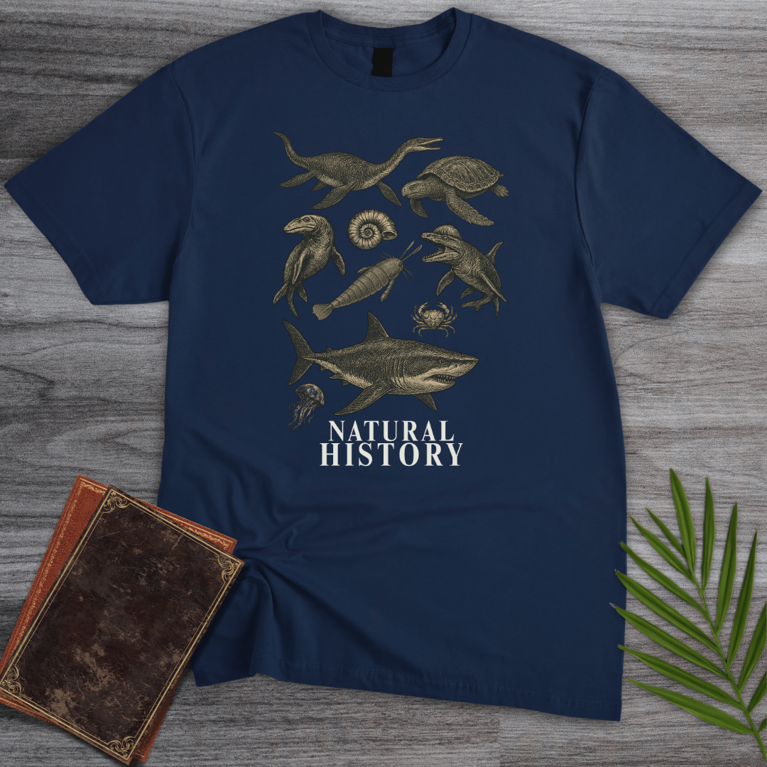 T-Shirt Navy / S Prehistoric Sea Monsters T-Shirt