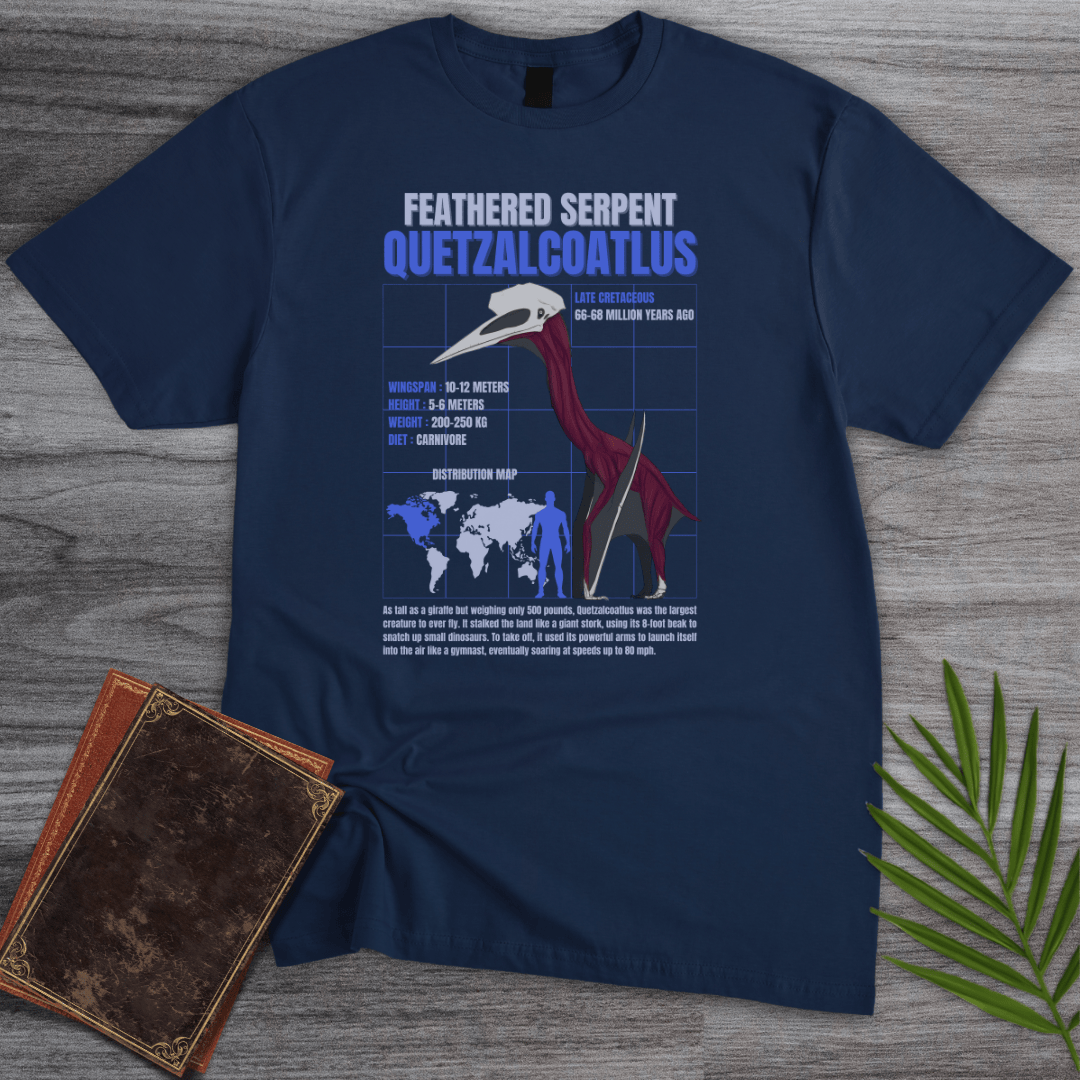 T-Shirt Navy / S Quetzalcoatlus GeoEducation T-Shirt (Kentson-Thio)